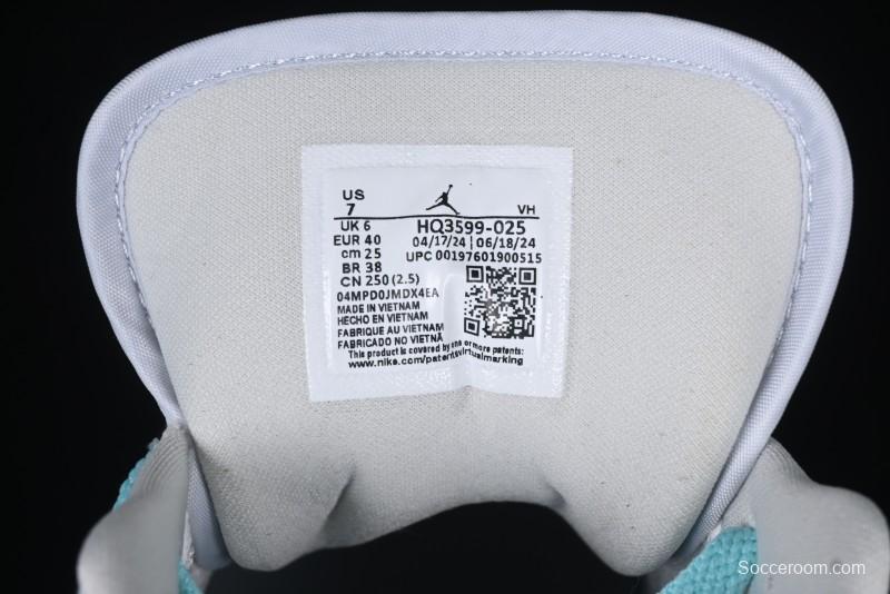 Nike Air Jordan 1 Low AJ1 Patent Leather Grey Green Casual Sneakers - HQ3599-025