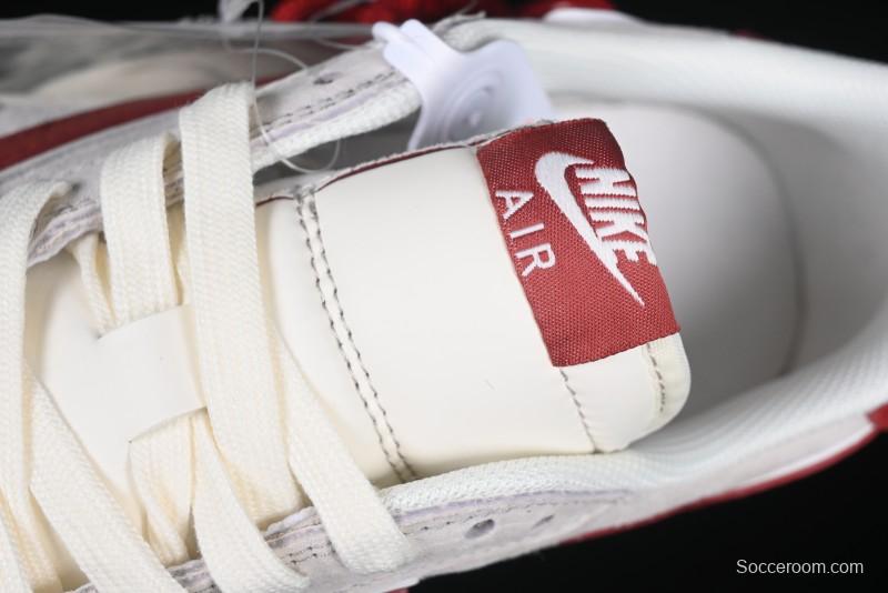 Nike Travis Scott x Fragment Design x Air Jordan 1 Low OG SP AJ1 Retro Sneakers with Reverse Swoosh - XZ6188-056