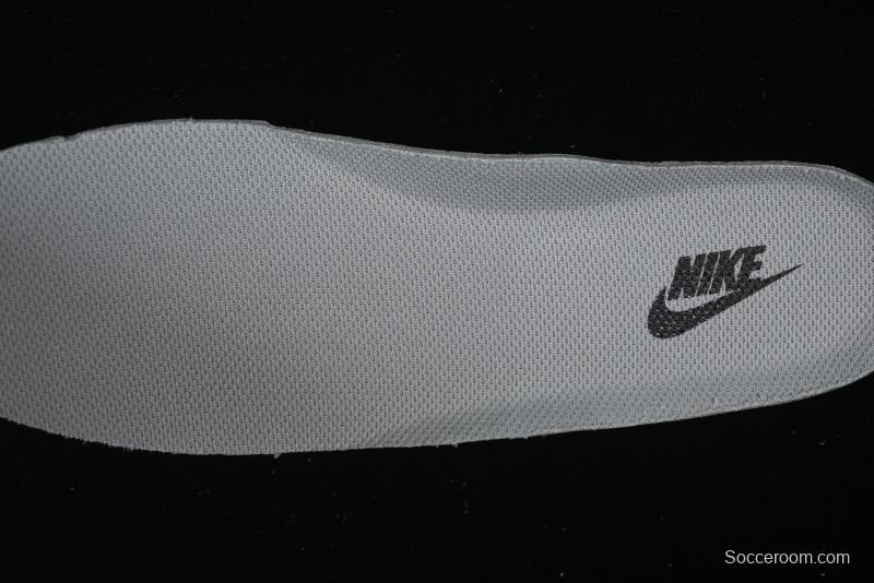 Nike Air Force 1 '07 Low Stussy Collaboration Silver Trim Black Swoosh Low-Top Casual Sneakers - XZ6188-912