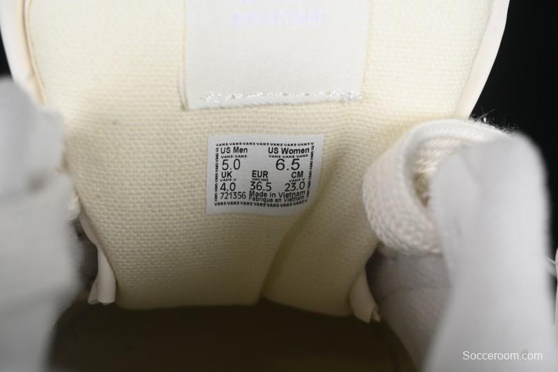 Vans Knu Skool Pearl White Chunky Sneakers with D-Ring Lacing System - VN000D22QC5