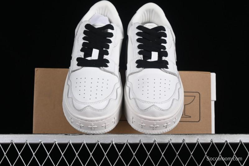 SMFK Comfortable Chunky Sole White Sneakers - T.D4