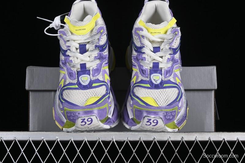 Balenciaga Runner Kith Four Color Retro Casual Shoes - W3RXP9570