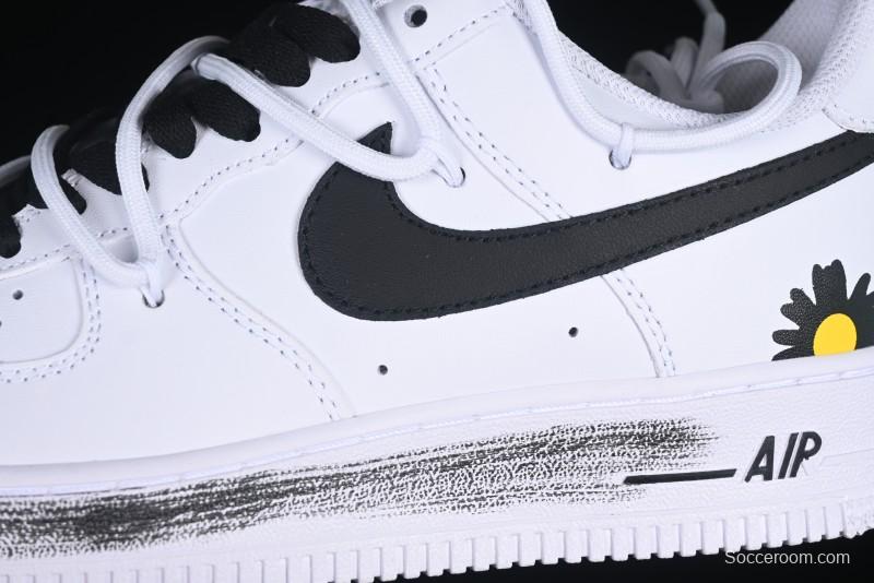 Nike Air Force 1'07 Low Custom 2D Daisy Graffiti Hand-Painted Casual Sneakers - CK0316-060