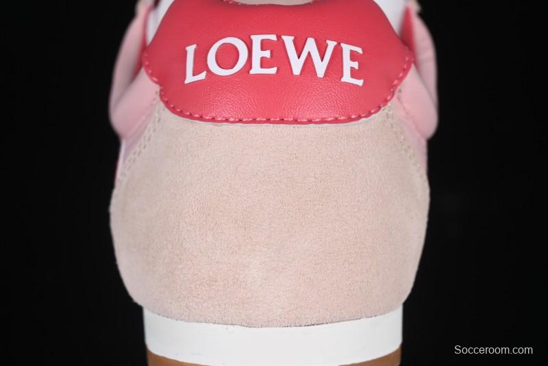 Loewe Ballet Runner 2.0 Sneakers Retro Style Lightweight Casual Sports Shoes - Pink Rose
