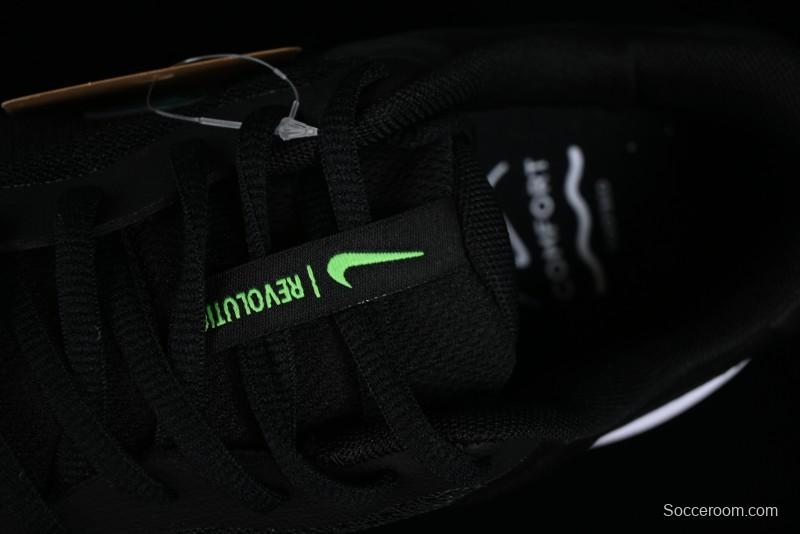 Nike Revolution 7 Wide Running Shoes with Breathable Mesh and Durable Cushioning - FB2207-004