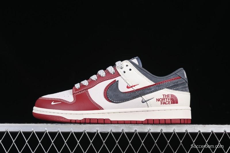 Nike SB Dunk Low The North Face Collaboration Anniversary Edition Custom Low-Top Casual Sneakers - DM6868-042