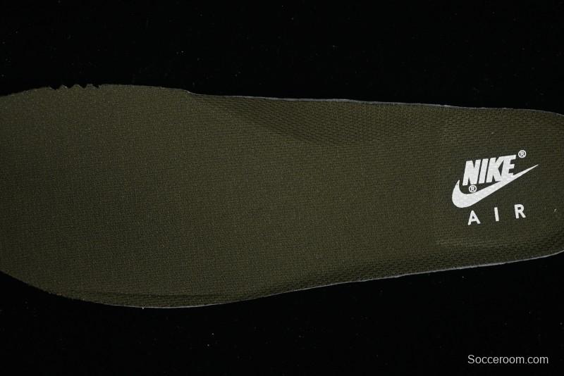 Nike Air Force 1 '07 Low Casual Sneakers in White Green Colorway - CQ5059-110