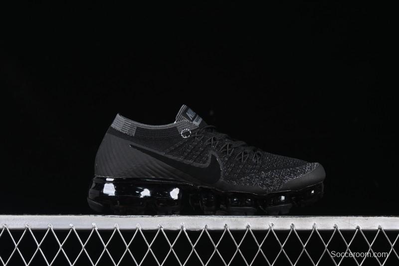 Nike Vapormax Flyknit Breathable Casual Running Shoes with Full-Length Air Cushion - 849558-007