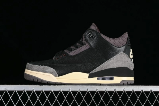 Nike A Ma Maniere x Air Jordan 3 Retro Black Sneakers - FZ4811-001