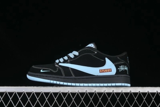 Nike Travis Scott x Fragment Design x Air Jordan 1 Low OG SP AJ1 Retro Sneakers - XS2024-008