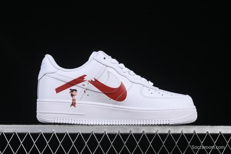 Nike Air Force 1 '07 Low Casual Sneakers with Chinese Anime Nezha Legend Design - ZH0316-061