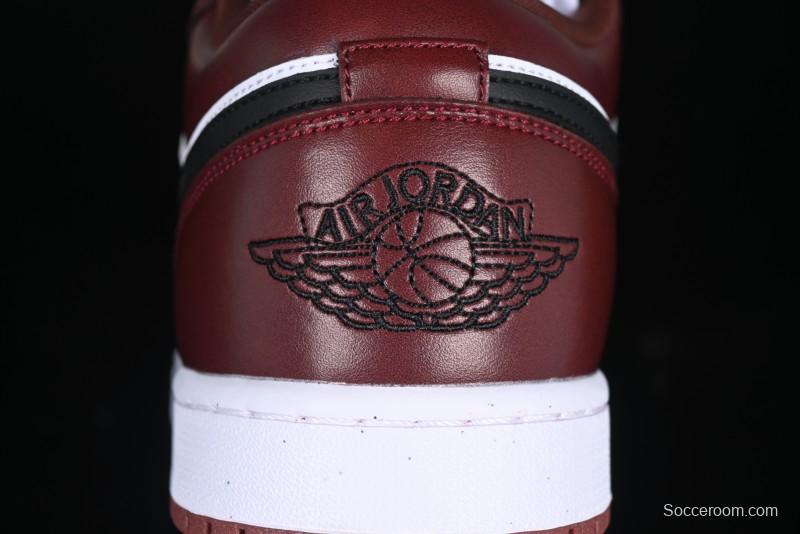 Nike Air Jordan 1 Low AJ1 White University Red Casual Sneakers - HF3148-102