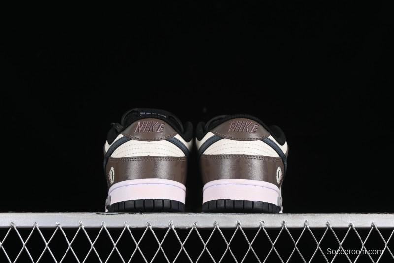 Nike Dunk Low Panda Prank Street Racing Electro Rust Distressed SB Strap Low-Top Casual Sneakers - DD1391-100