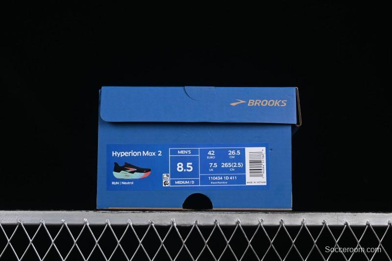 Brooks Hyperion Max 2 Cushioned Racing Marathon Running Shoes - 1104341D411