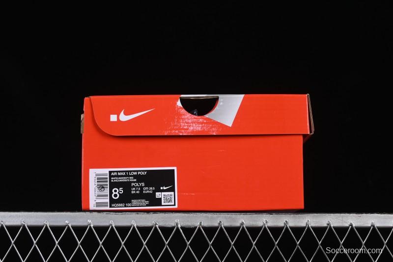 Nike Air Max 1 Retro Running Shoes with Half-Sole Air Cushion - HQ5882-100