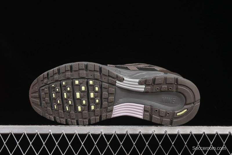 Nike P-6000 Prm Retro Casual Sneakers with Layered Design - CD6404-202