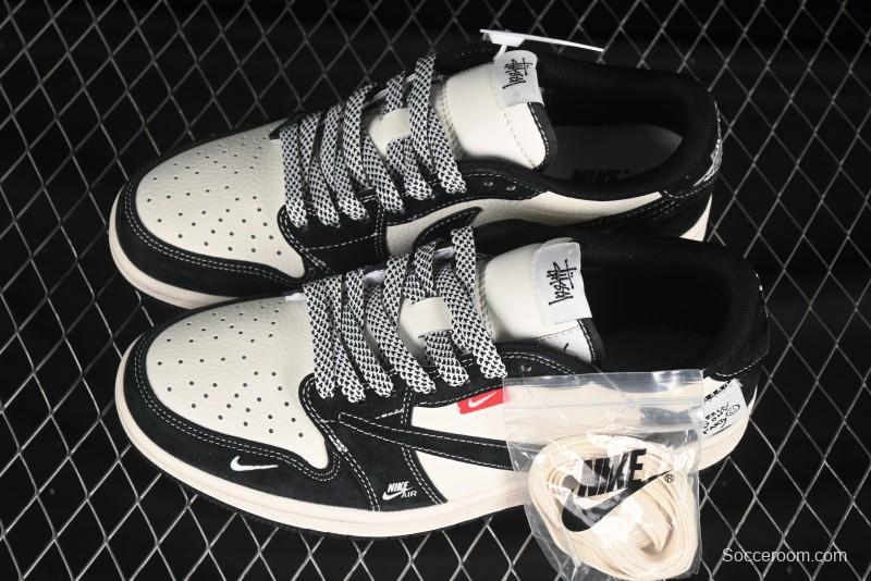 Nike Travis Scott x Fragment Design x Air Jordan 1 Low OG SP AJ1 Sneakers - YX5066-299