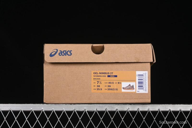 Asics Gel-Nimbus 27 Retro Breathable Casual Shoes with Cushioning for Men - 1012B816-020