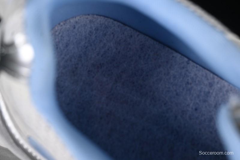 GG-CC Star Same Style Lace-Up Hollow Out Dad Shoes with 5cm Hidden Height Increase - G25X269 White Blue