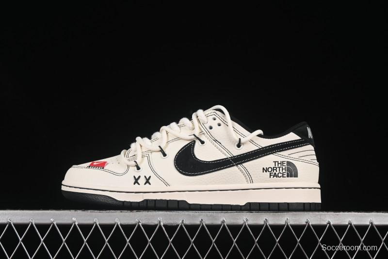 Nike SB Dunk Low The North Face Collaboration Anniversary Edition Customized Casual Skate Shoes - YX5066-286