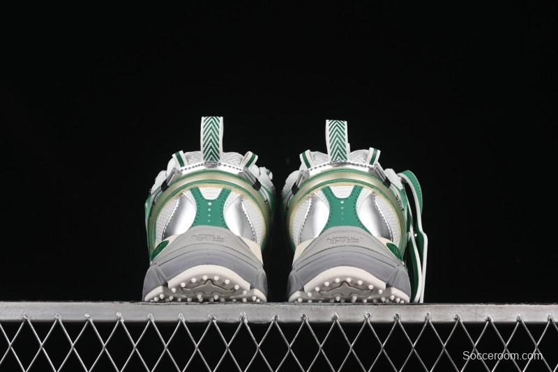 Off-White Be Right Tie-Dye Green Low-Top Lifestyle Casual Shoes - X.E5