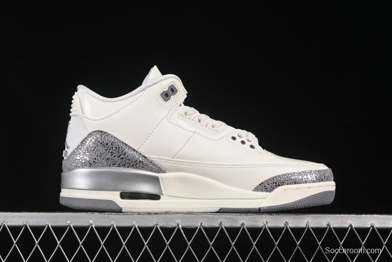 Nike Air Jordan 3 Retro OG Sail Metallic Silver - CK9246-100
