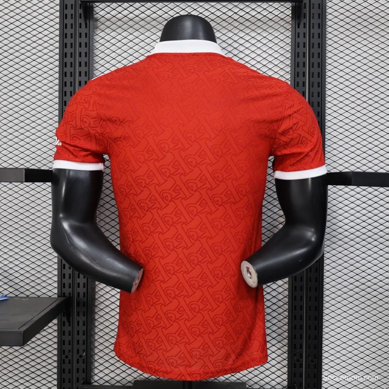 Player Version 25/26 Arsenal Red Pre-Match Special Jersey