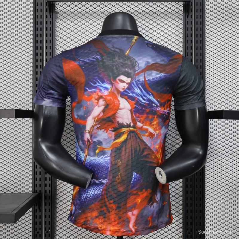 Player Version 2025 Japan Purple with Anime NAZHAI Graphic Jersey