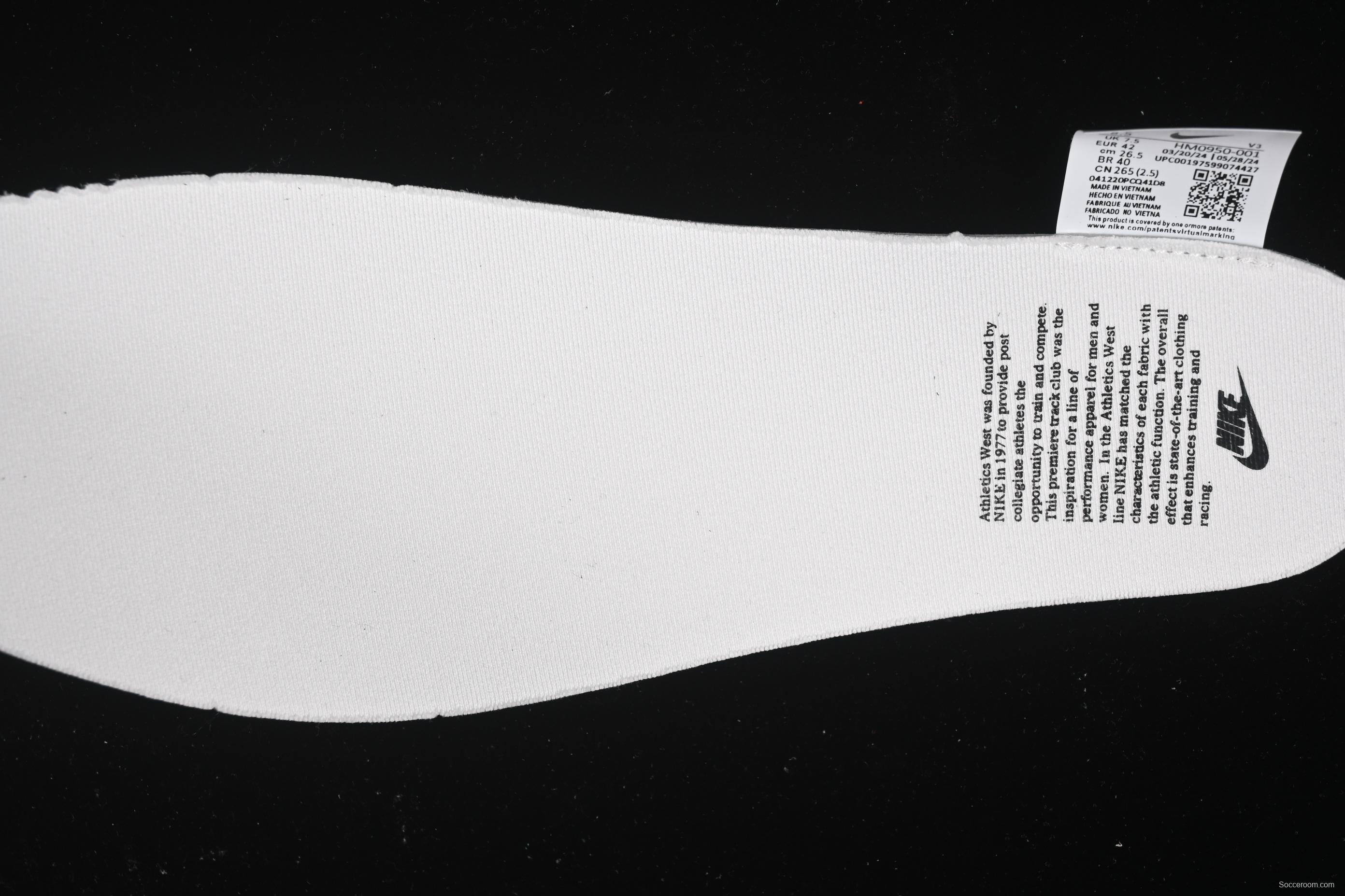 Nike Stussy Roshe Run LD-1000 Comfortable Versatile Non-Slip Wear-Resistant Waffle Low-Top Casual Running Shoes - HM0950-001