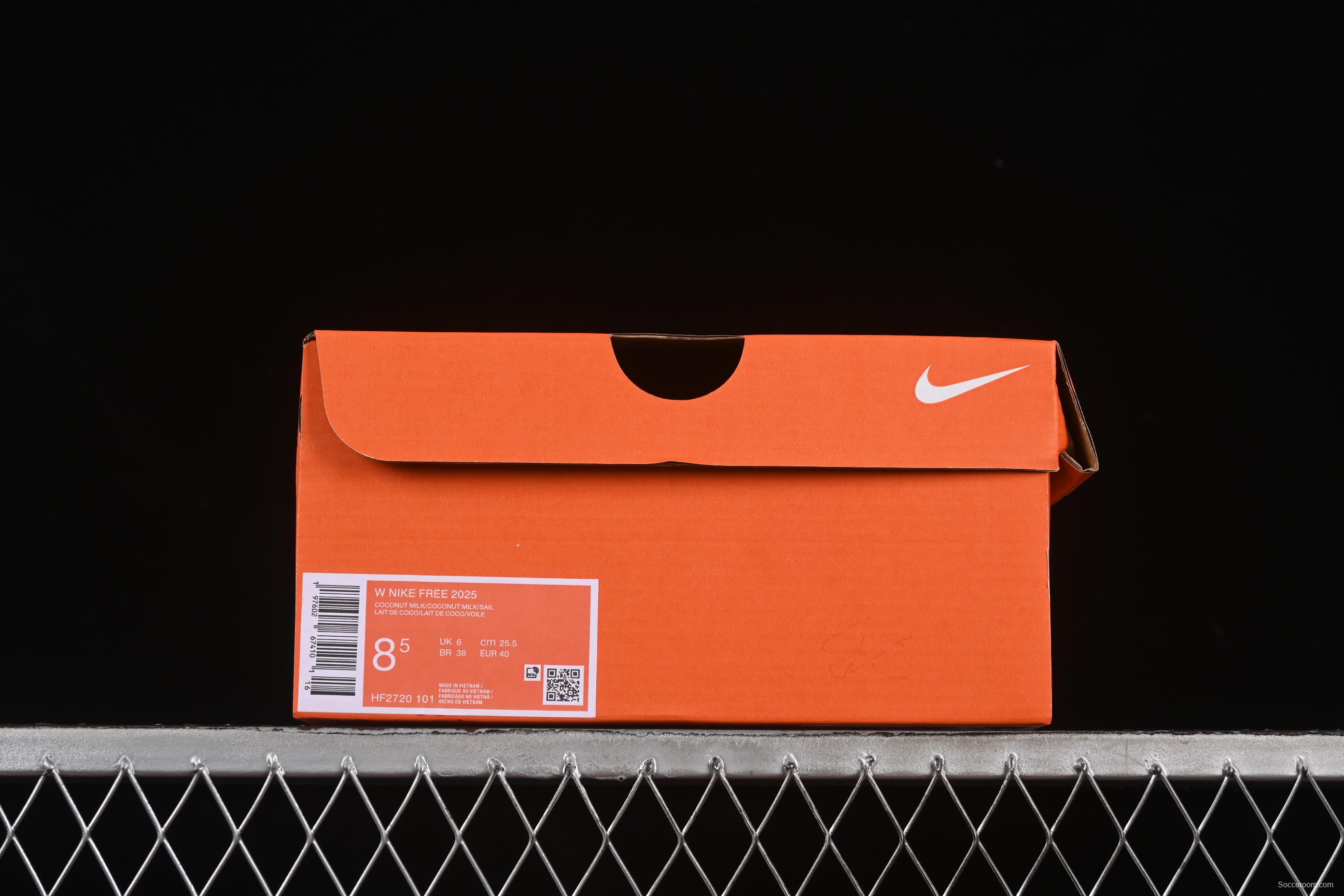 Nike Free 2025 Breathable Knit Running Shoes with Enhanced Cushioning - HF2720-101