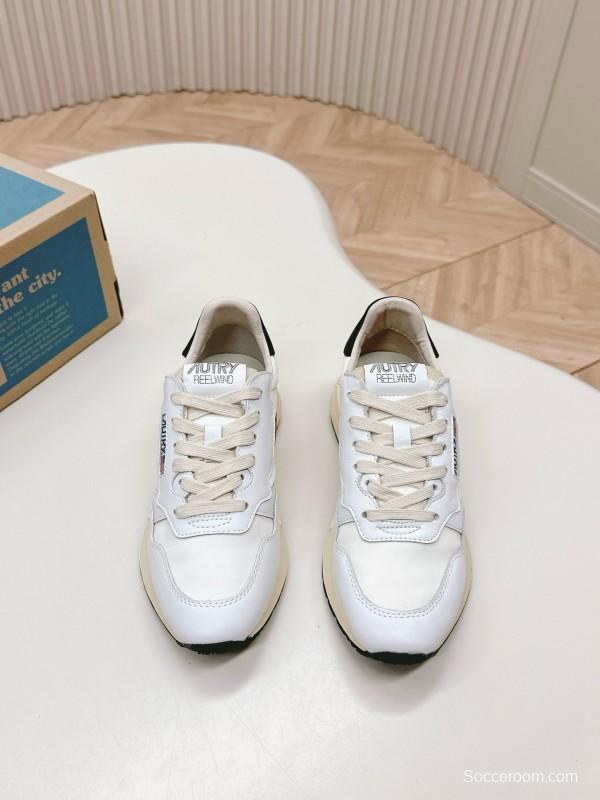 2024 Women Autry White Red Black Leather Mesh Sneakers MJ00330