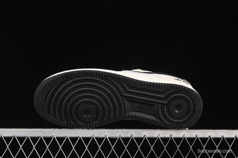 Nike Air Force 1 '07 Low Stussy Collaboration White Gray Casual Sneakers - KK1988-093