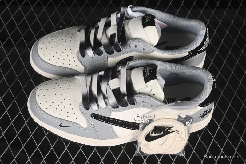 Nike Travis Scott x Fragment Design x Air Jordan 1 Low OG SP AJ1 Low-top Casual Sneakers - XS7089-601