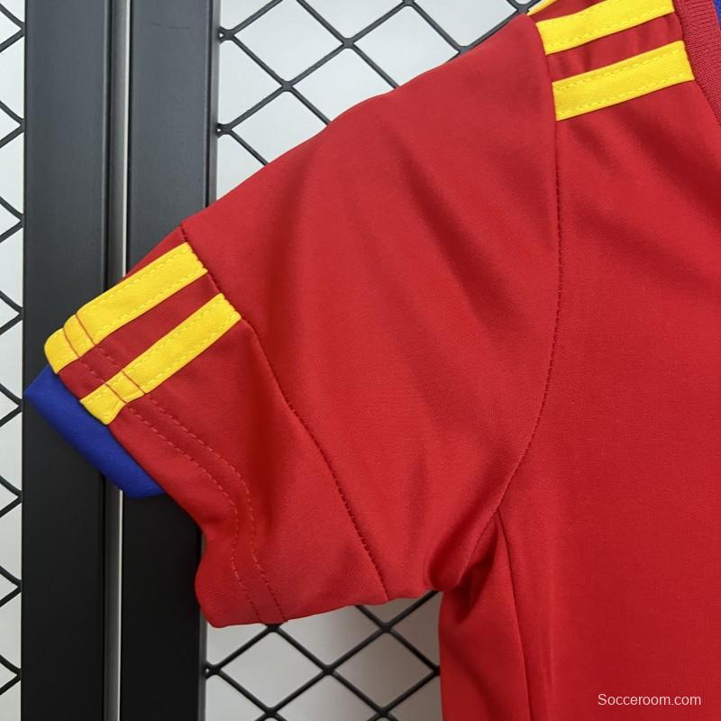 2010 Kids Spain Home Size 16-28 Jersey
