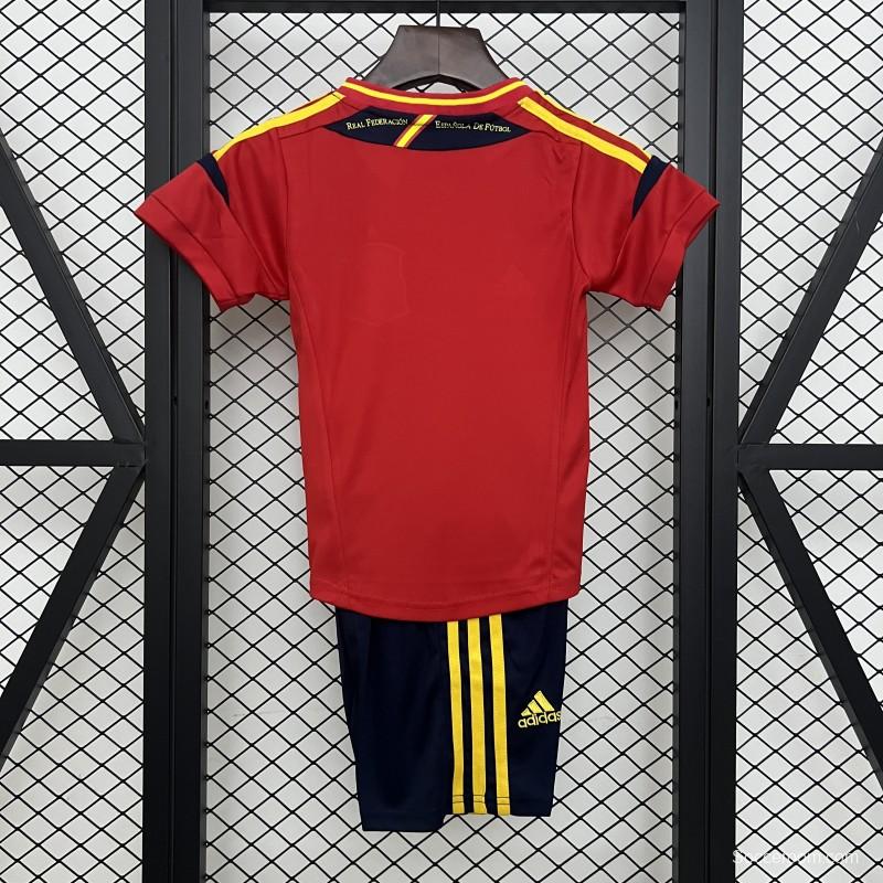 2012 Kids Spain Home Size 16-28 Jersey