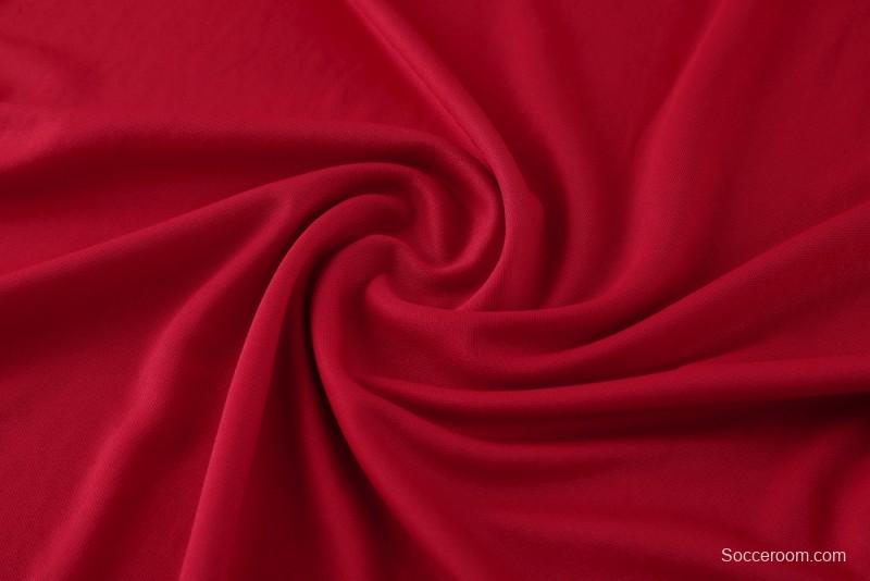 2025 Adidas Red Short Sleeve Jersey+Shorts