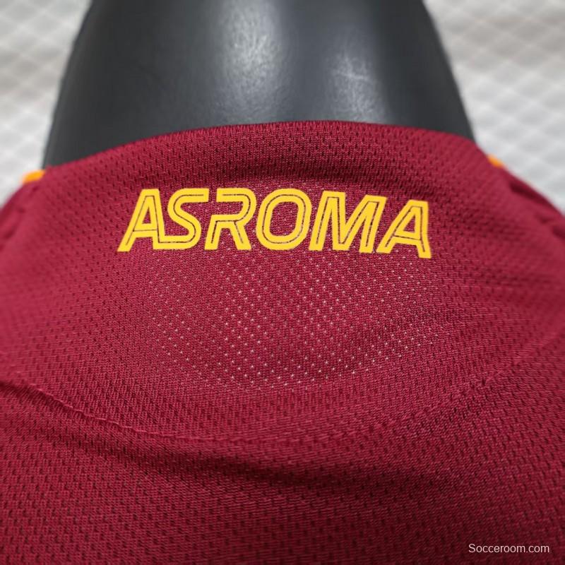 Player Version 25/26 Roma Home Jersey