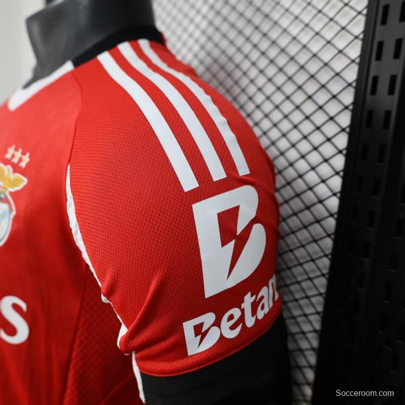 Player Version 25/26 Benfica Home Jersey