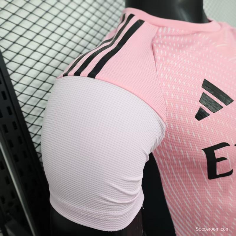 Player Version 25/26 Arsenal Pink Pre-Match Jersey
