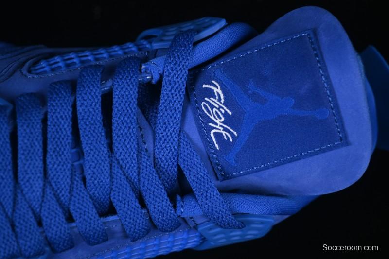 Nike Nigel Sylvester x Air Jordan 4 Retro Blue Collaboration Basketball Shoes - HF4340-400