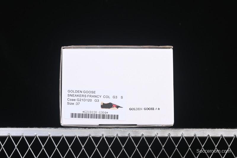 Golden Goose True Star Distressed Leather Sneakers - GGDB