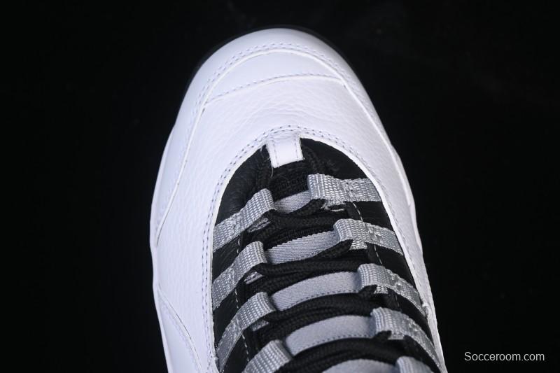 Nike Air Jordan 10 Retro Light Steel Grey Basketball Shoes - HJ6779-104