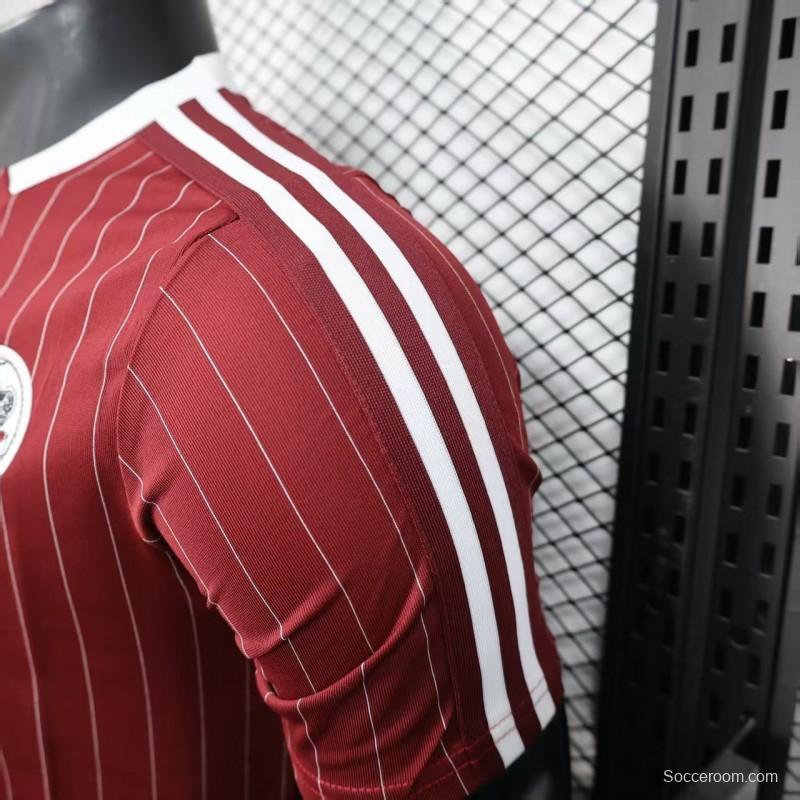 Player Version 25/26 Ajax Wine Adidas Original Casual Jersey