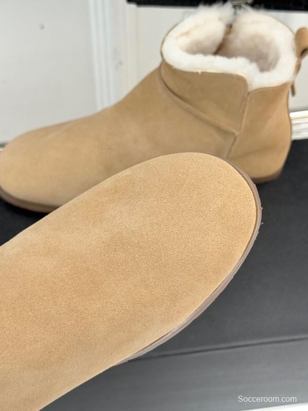 ALAIA Minimalist Side Zipper Retro Snow Boots - KFY00320