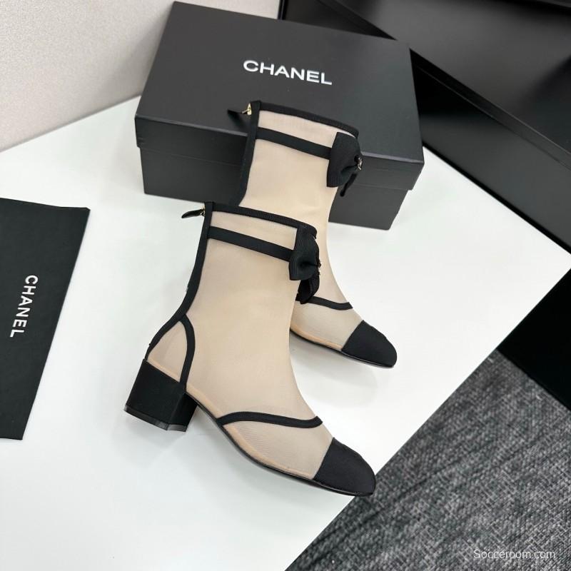 Chanel Classic Bow Ankle Boots - LY00