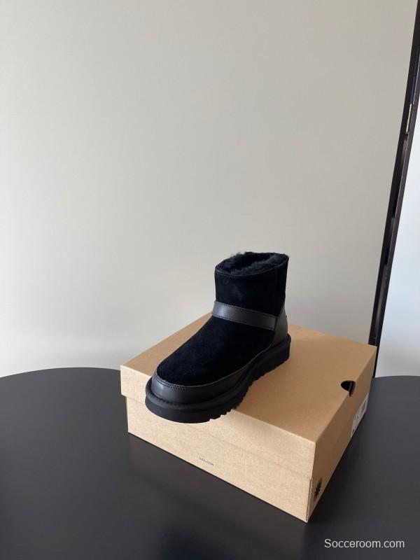UGG 4512 Classic Buckle Flat Ultra Wool Anti-Slip Snow Boots - AS00290