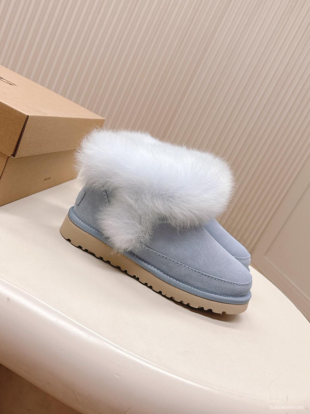UGG 2025 SS New Long Fur Snow Boots - KFY00280