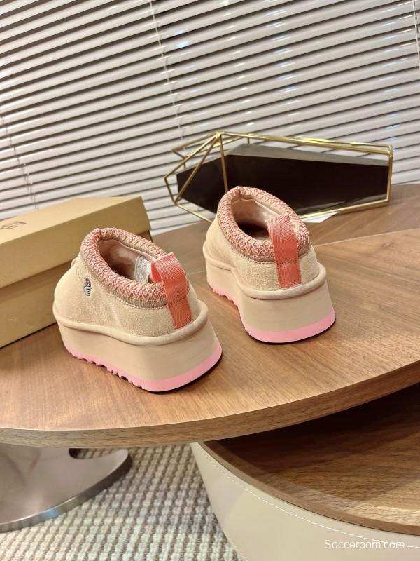 UGG Tazz Platform Wool Slipper Boots - MJ00230