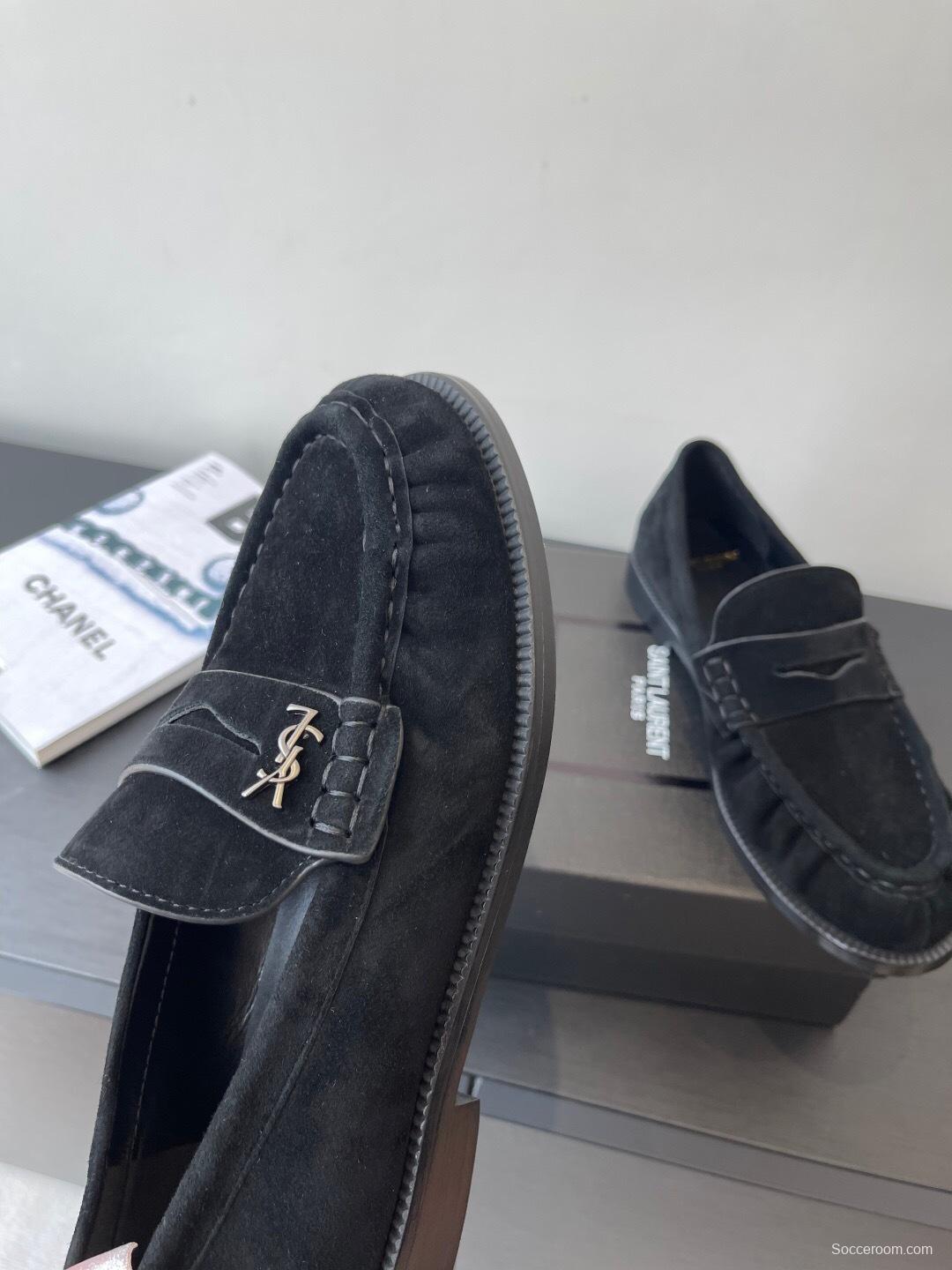 Saint Laurent Classic Loafer Mule Flats - KFY00350