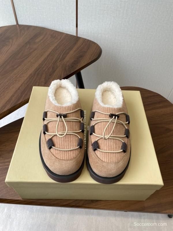 Brunello Cucinelli Open Walk Ankle Boot Winter Snow Boots - AS00300